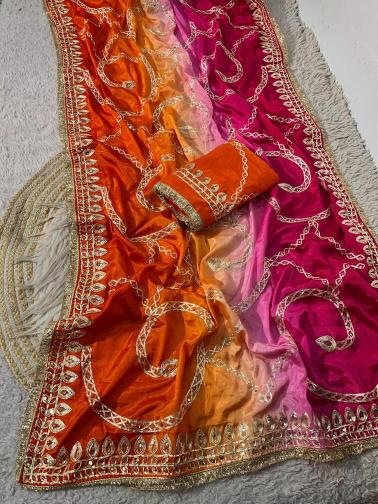 Vinayak chinon peding 3 low price saree wholesale